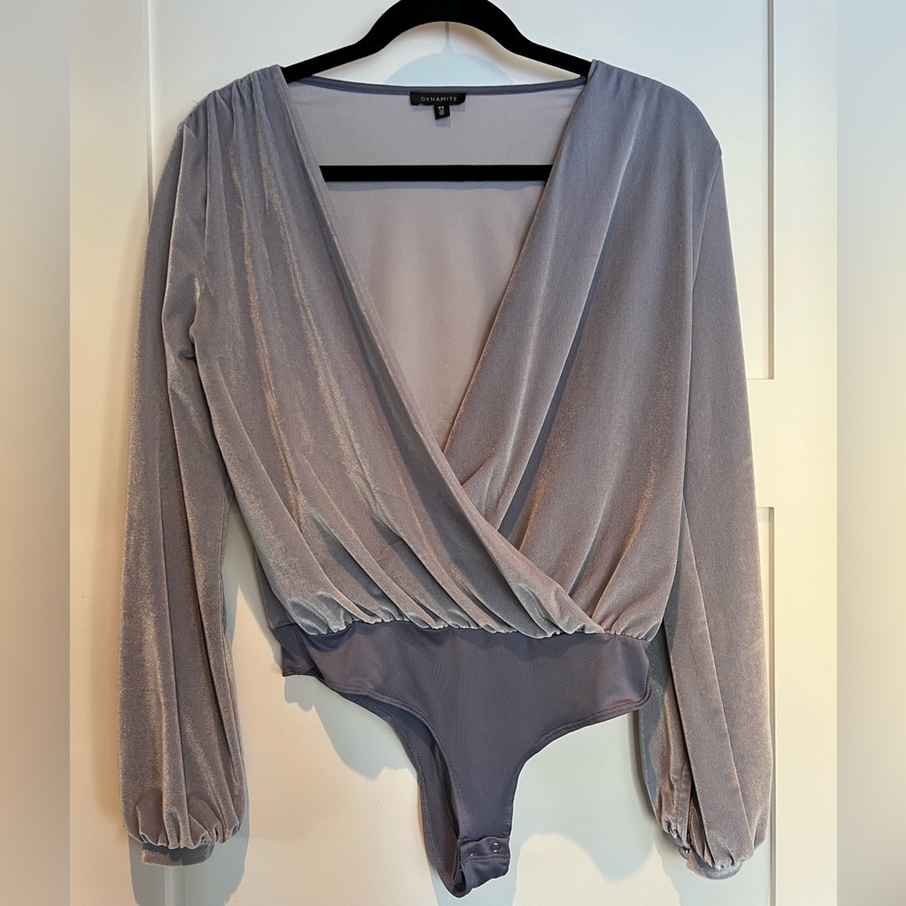 Velvet bodysuit